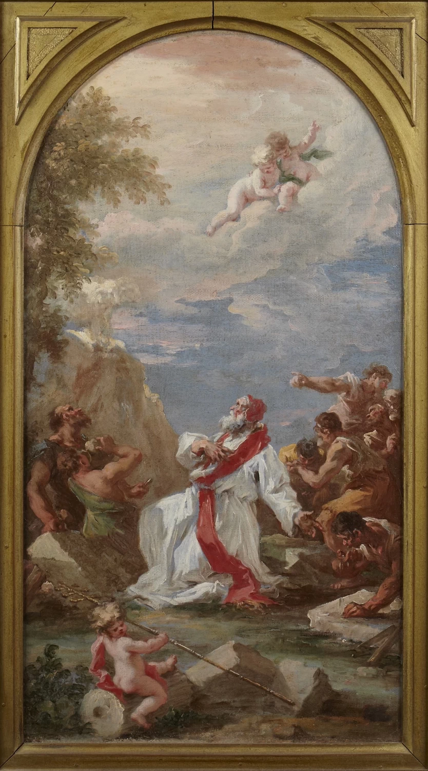 Papa Clemente O prega per l'acqua - Princeton University Art Museum